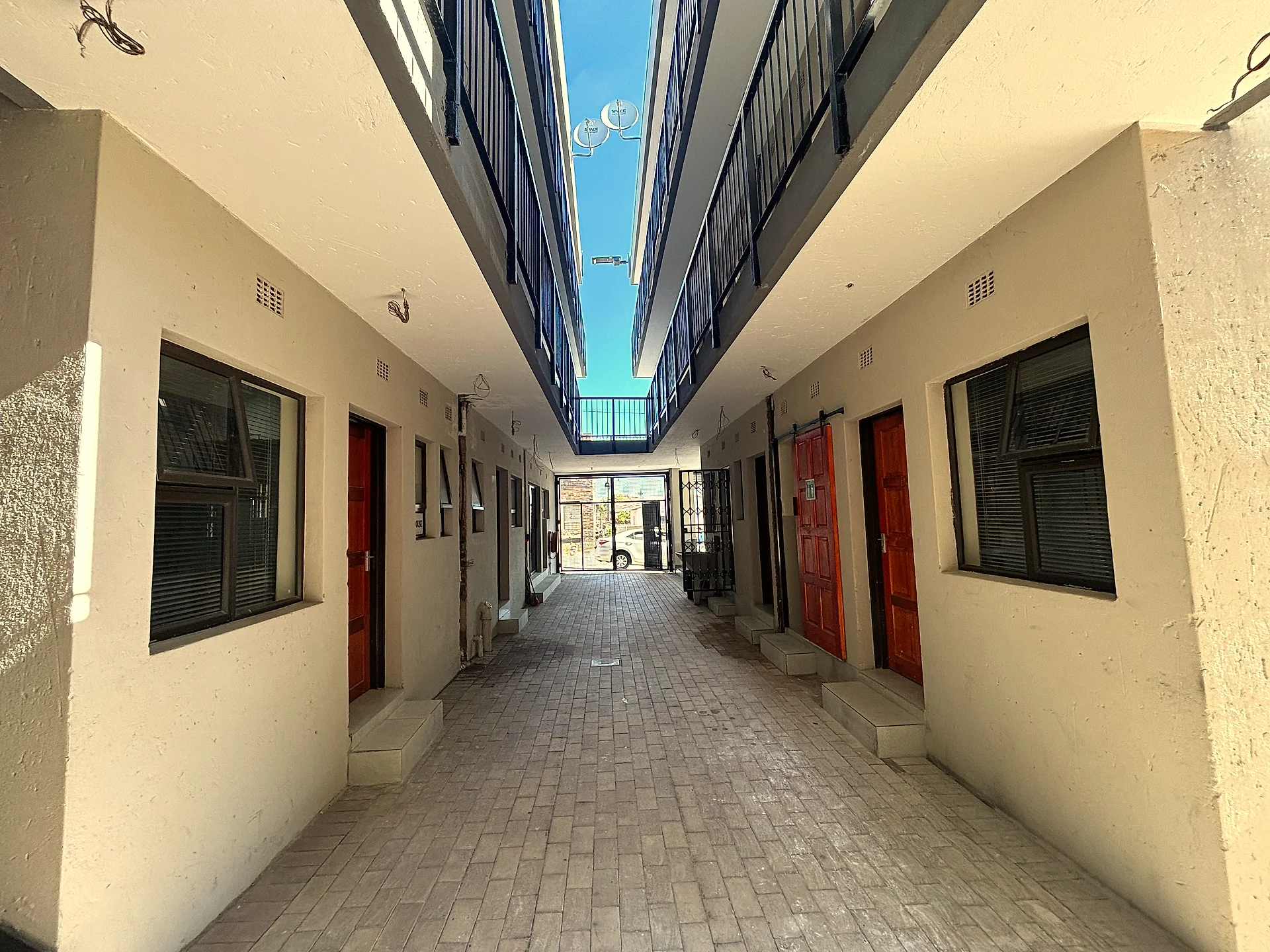 Towers courtyard